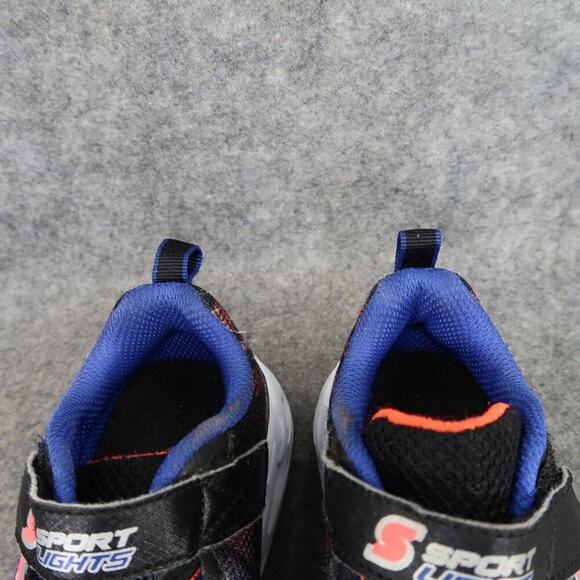Skechers Shoes Boys 11 Light Up Sneakers S Sport Trainers Active Casual Toddler - Picture 6 of 14